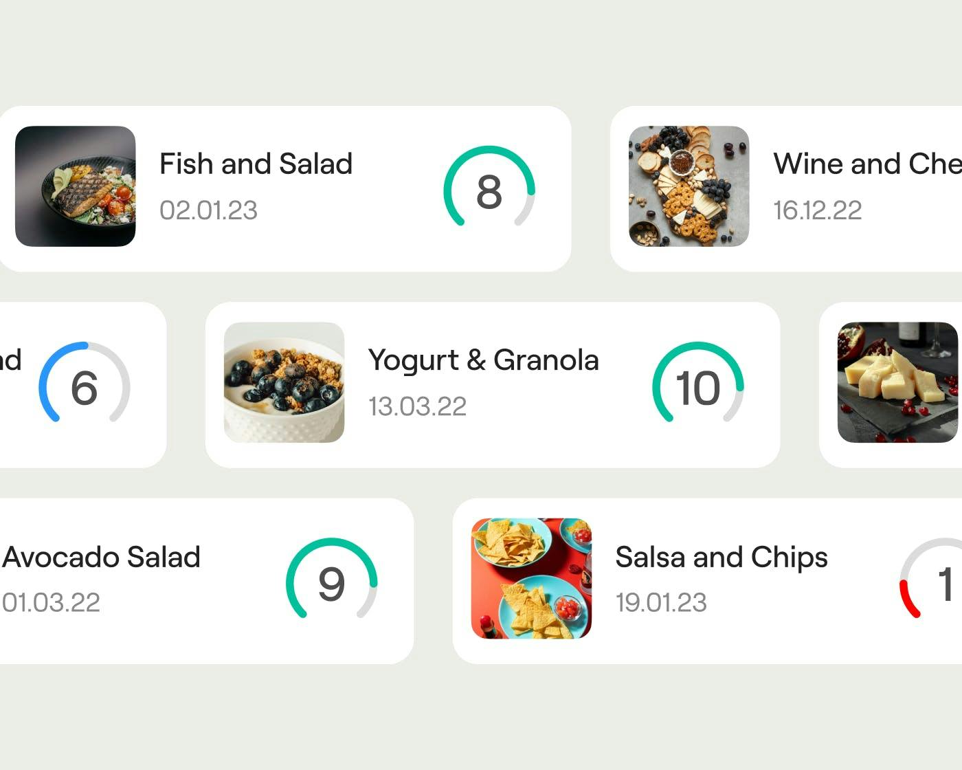 meal library of your foods with Veri